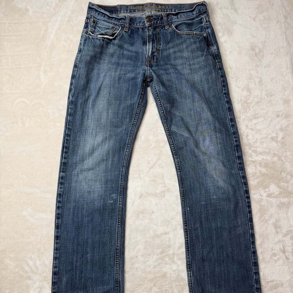 American Eagle 2000’s 100% cotton Jeans Size 30/32 Blue Denim Straight Leg